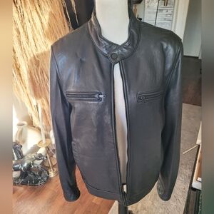 Wilsons Leather Classic Black Jacket